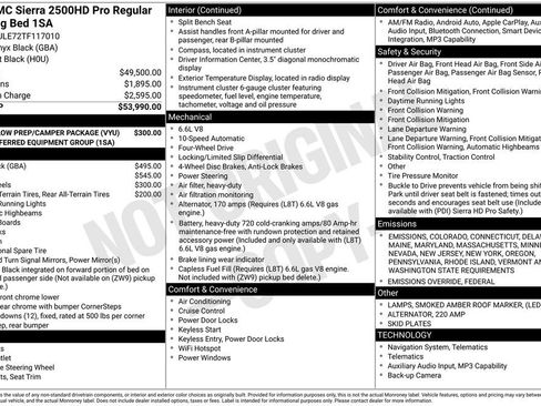 New 2026 GMC Sierra 2500 Pro w/ Snow Plow Prep/Camper Package image 4