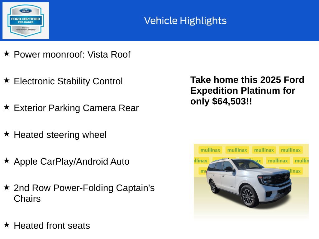 Used 2025 Ford Expedition Platinum AWD/4WD image 19