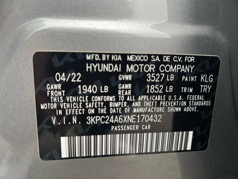 Used 2022 Hyundai Accent SEL image 38