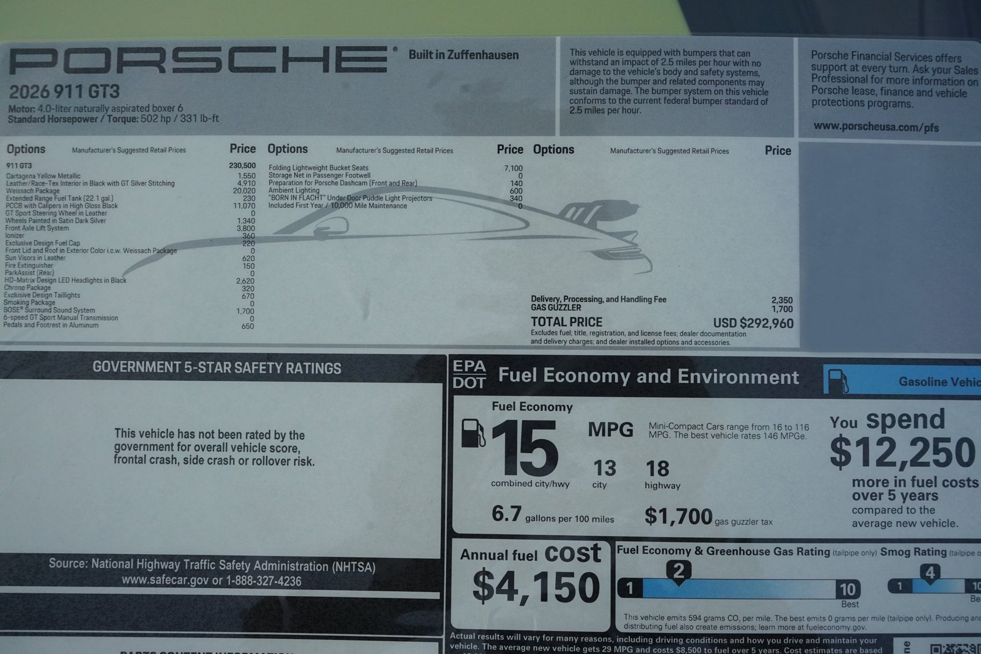 Used 2026 Porsche 911 GT3 RWD image 35