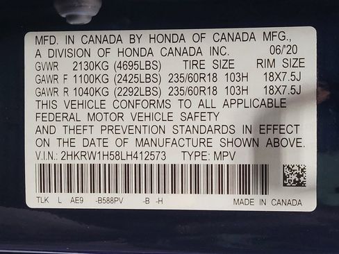 Used 2020 Honda CR-V EX image 33