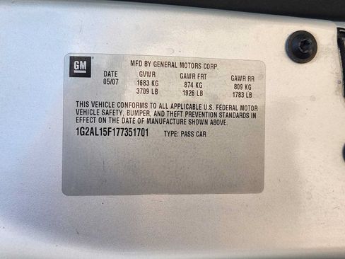 Used 2007 Pontiac G5 FWD image 29