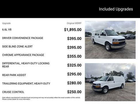 New 2025 Chevrolet Express 2500 w/ Driver Convenience Package RWD image 14