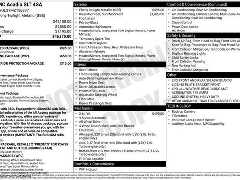 Used 2021 GMC Acadia SLT w/ Preferred Package AWD/4WD image 4