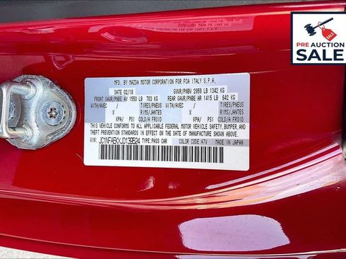 Used 2018 FIAT 124 Spider Classica w/ Technology & Siriusxm Group RWD image 32