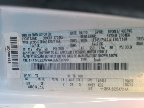 Used 2010 Ford E-250 and Econoline 250 RWD image 21