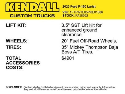 Used 2023 Ford F150 Lariat w/ FX4 Off-Road Package