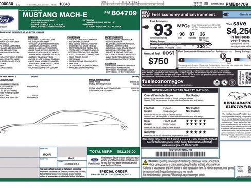 Certified 2023 Ford Mustang Mach-E Premium AWD/4WD image 35