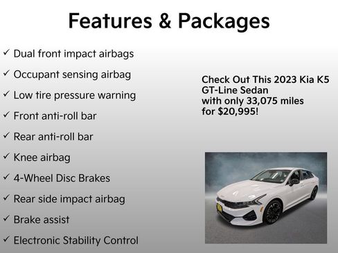 Used 2023 Kia K5 GT-Line image 13