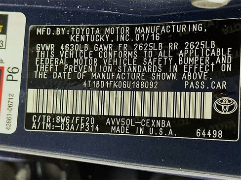 Used 2016 Toyota Camry LE image 29