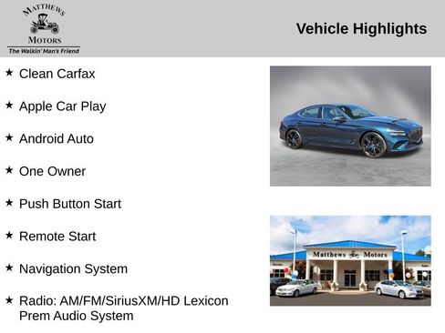 Used 2023 Genesis G70 2.0T w/ Sport Prestige Package image 14