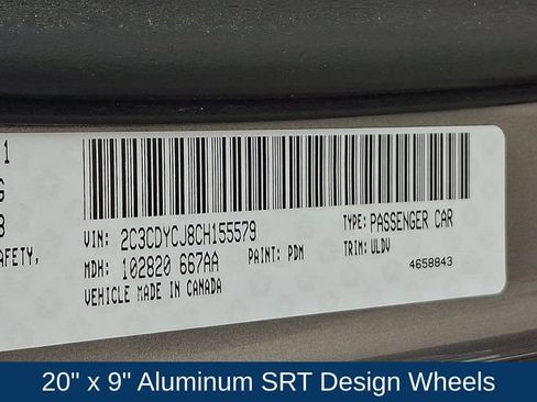 Used 2012 Dodge Challenger SRT8 w/ Premium Sound Group RWD image 30