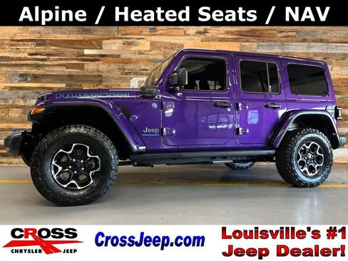 Used 2023 Jeep Wrangler Unlimited Rubicon 4xe w/ Cold Weather Group AWD/4WD image 1