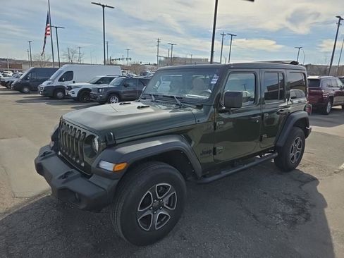Used 2022 Jeep Wrangler Unlimited Sport w/ Sun And Sound Package image 1