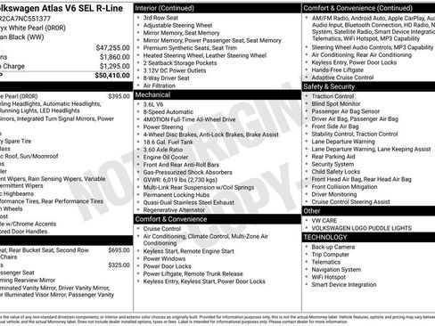 Used 2022 Volkswagen Atlas SEL R-Line image 6