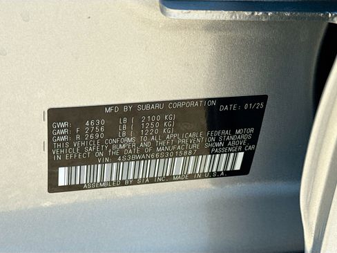 Certified 2025 Subaru Legacy Limited image 45