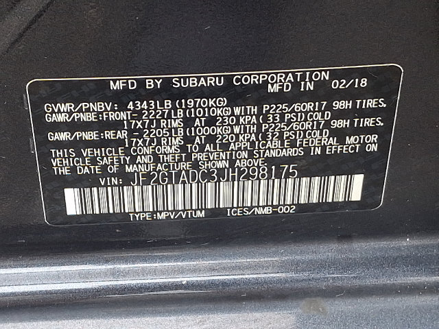 Used 2018 Subaru Crosstrek 2.0i Premium AWD/4WD image 29