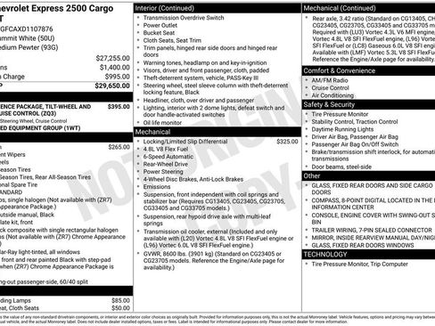 Used 2013 Chevrolet Express 2500 RWD image 4