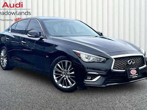 Used 2018 INFINITI Q50 Luxe w/ Essential Package (3.0T Luxe) image 3