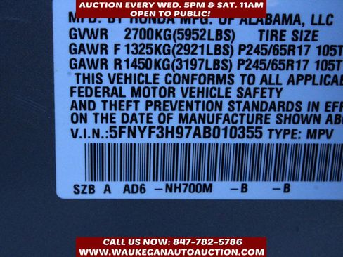 Used 2010 Honda Pilot Touring image 11