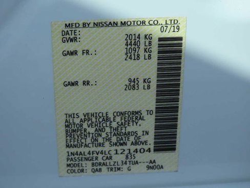 Used 2020 Nissan Altima 2.0 Platinum image 37