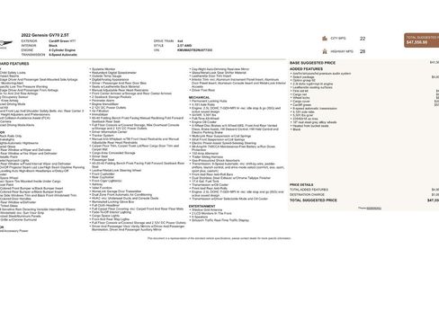 Used 2022 Genesis GV70 2.5T w/ Select Package image 9