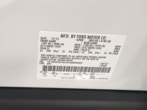 Used 2016 Ford Explorer Limited AWD/4WD image 36