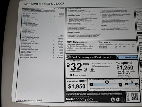 New 2026 MINI Cooper 2-Door Hardtop image 39