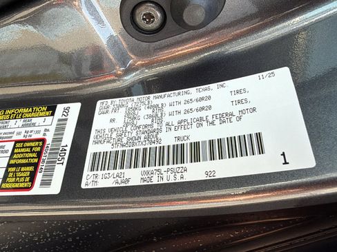 New 2026 Toyota Tundra Platinum image 30