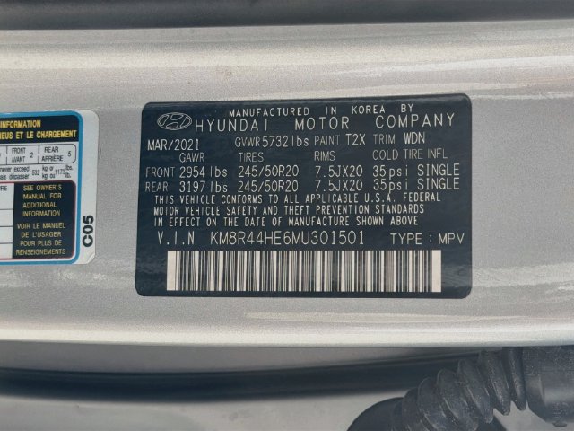 Used 2021 Hyundai Palisade SEL w/ Premium Package FWD image 46