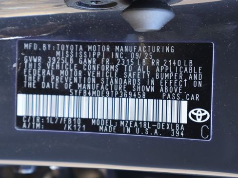 Certified 2026 Toyota Corolla LE image 24