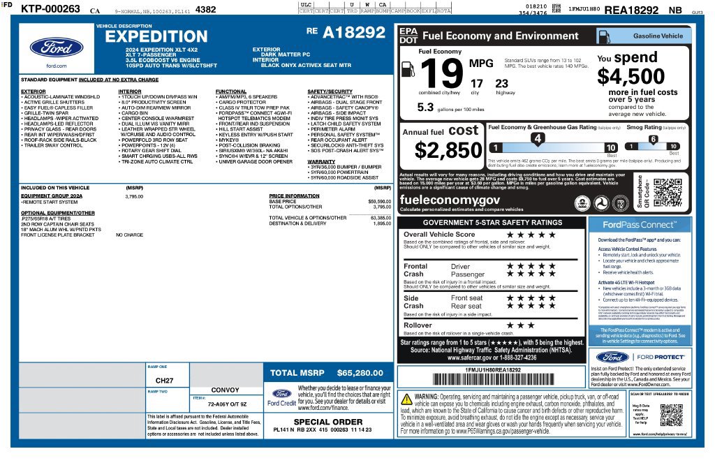Used 2024 Ford Expedition XLT RWD image 7