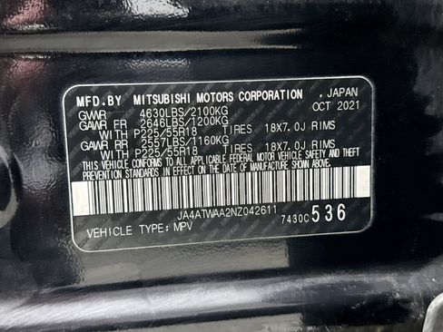 Used 2022 Mitsubishi Eclipse Cross SEL image 13