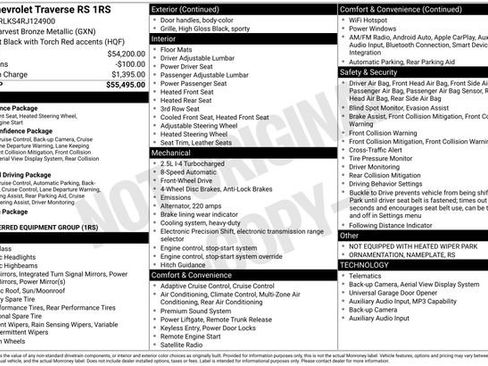 Used 2024 Chevrolet Traverse RS image 7