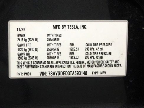 Used 2026 Tesla Model Y Long Range RWD image 69