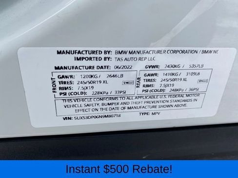 Used 2022 BMW X3 xDrive30i image 27