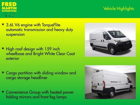 New 2026 RAM ProMaster 2500 w/ Convenience Group FWD image 8