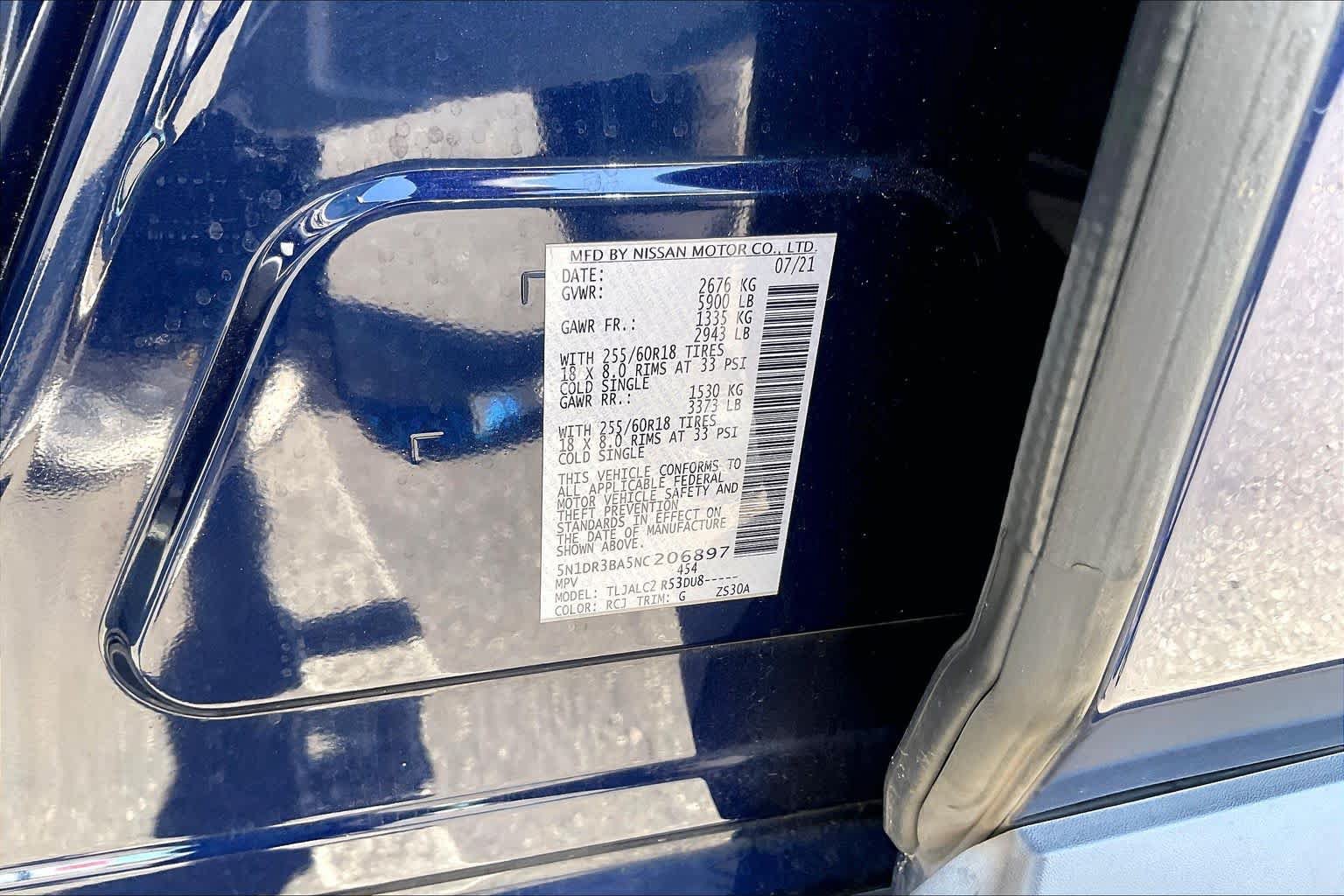 Used 2022 Nissan Pathfinder SV FWD image 34