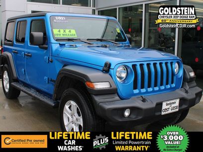 Certified 2021 Jeep Wrangler Unlimited Sport