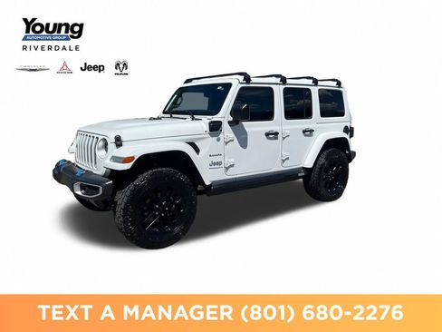 Used 2023 Jeep Wrangler Unlimited Sahara w/ Cold Weather Group AWD/4WD image 1