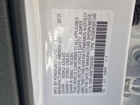 New 2026 Honda Civic Sport image 19