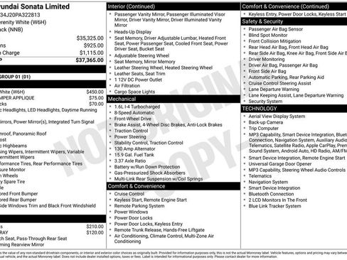 Used 2023 Hyundai Sonata Limited FWD image 34