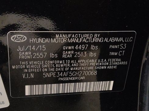Used 2016 Hyundai Sonata Sport w/ Option Group 02 FWD image 33