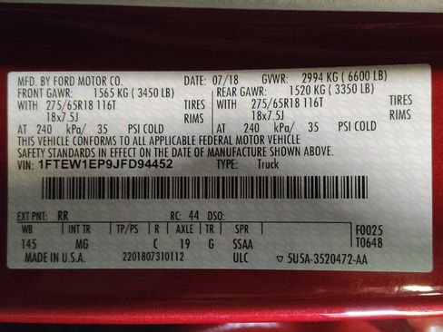 Used 2018 Ford F150 XLT w/ Equipment Group 302A Luxury image 33