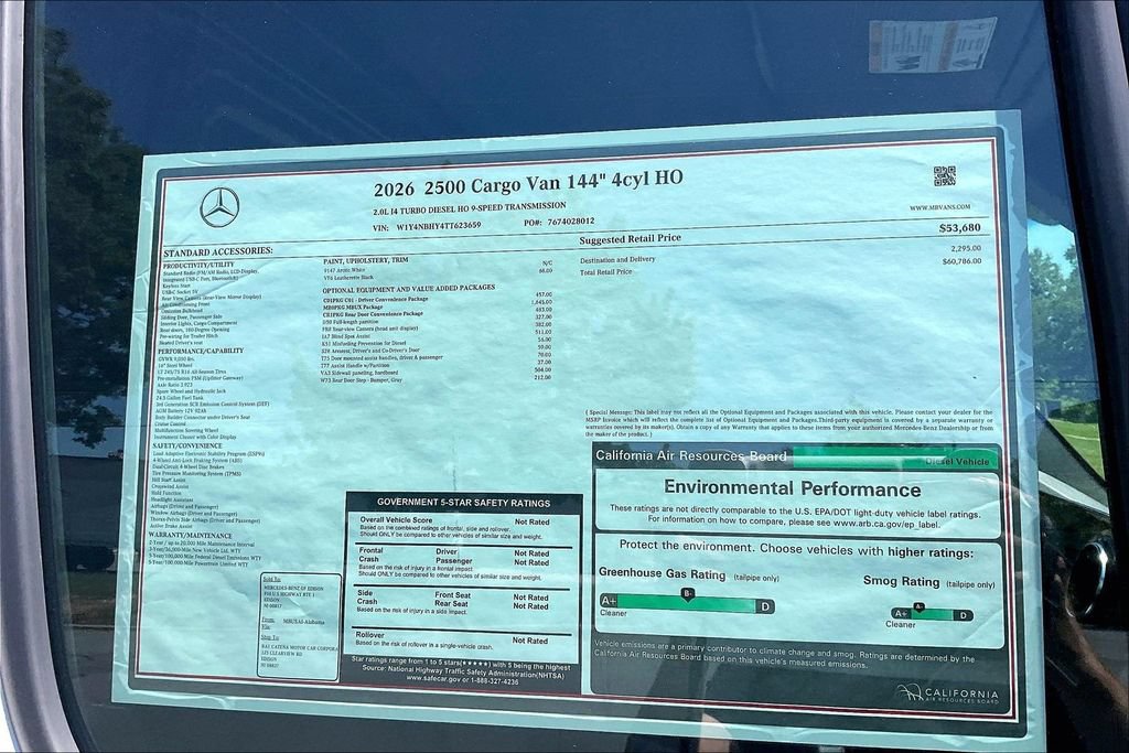 New 2026 Mercedes-Benz Sprinter 2500 image 11