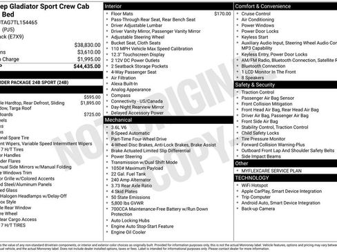 New 2026 Jeep Gladiator Sport image 3