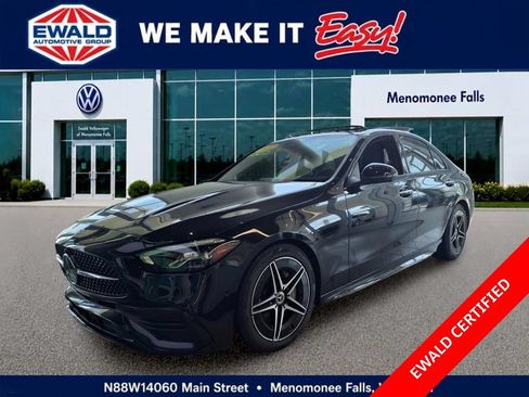 Used 2022 Mercedes-Benz C 300 4MATIC Sedan w/ AMG Line w/ Night Package image 3