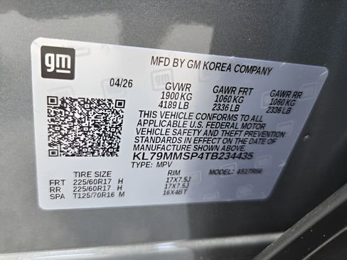 New 2026 Chevrolet TrailBlazer LS w/ LS Convenience Package FWD image 17