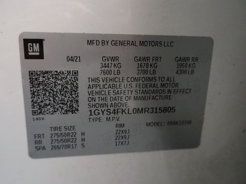 Used 2021 Cadillac Escalade Sport w/ Driver Assist Tech Package AWD/4WD image 37