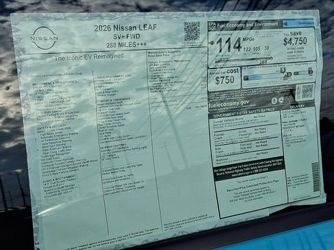 New 2026 Nissan Leaf SV+ image 6